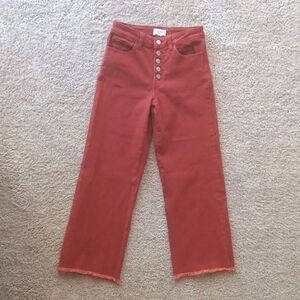 BRAND NEW Piper and Scoot Matilda Wide Leg Jean in Brick Denim